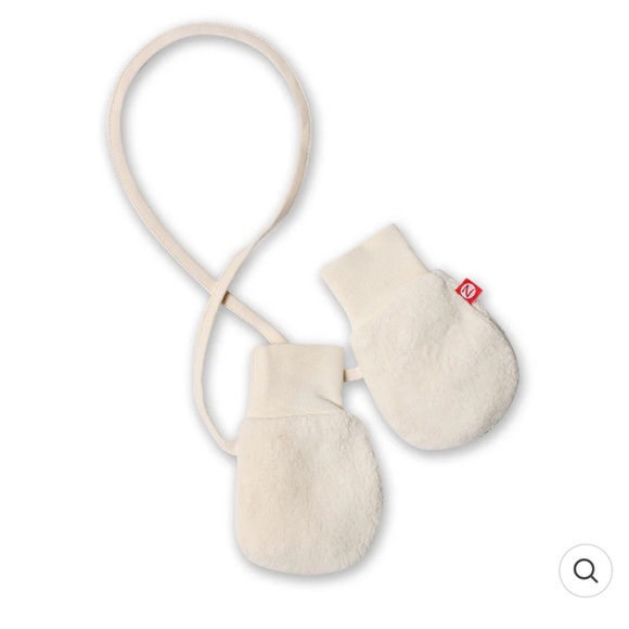 Zutano Cozy Cream Baby Mittens - Picture 1 of 2